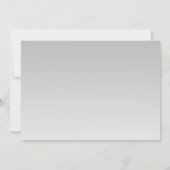 スウィート16誕生日シルバーグリッターグラムフォト 招待状 (裏面)