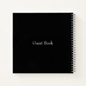 スウィート16誕生日ハリウッドレッド&ブラックゲストブック ノートブック (裏面)