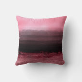 スウィート16誕生日バラ金ゴールドとブラックグラデーション クッション (裏面)