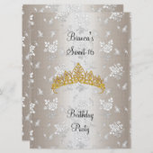 スウィート16誕生日パーティーの招待2 招待状 (正面/裏面)