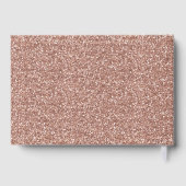 スウィート16誕生日ピンクグリッター金ゴールド ゲストブック (裏面)