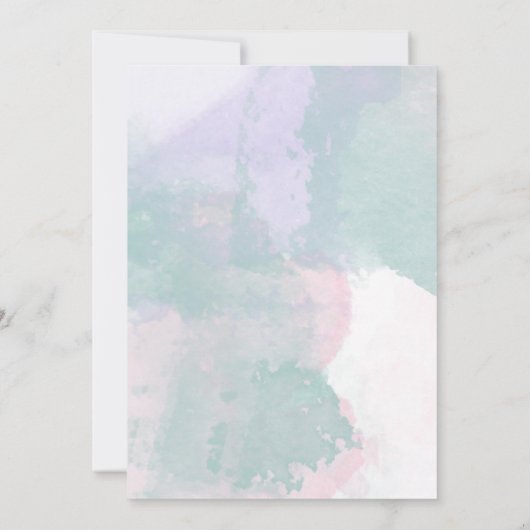 スウィート16誕生日ピースサイン赤面ピンク招待状 招待状 (裏面)