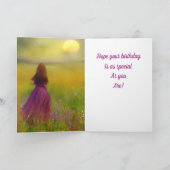 スウィート16誕生日 カード (内部)