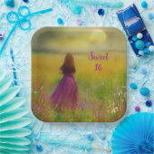 スウィート16誕生日 ペーパープレート (パーティー)