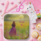 スウィート16誕生日 ペーパープレート (パーティー)