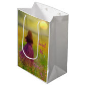 スウィート16誕生日 ミディアムペーパーバッグ (正面アングル)