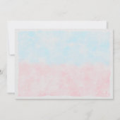 スウィート16誕生日 |蝶フローラ写真パーティー 招待状 (裏面)