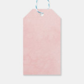 スウィート16赤面フローラバタフライサンキュー ギフトタグ (裏面)