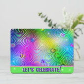 スウィート16 ネオン バースデーパーティー 招待状 (スタンド正面)