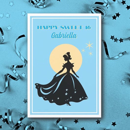 スウィート16!ハッピーバースデーグリーティングカード カード