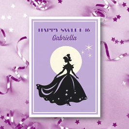 スウィート16!ハッピーバースデーグリーティングカード カード