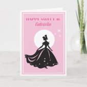 スウィート16!ハッピーバースデーグリーティングカード カード (正面)