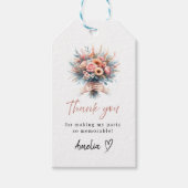 スウィート16 フラワーテイグ ありがとう ギフトタグ (正面)