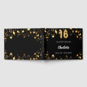 スウィート16 ブラックゴールドの星たち ゲストブック (全面)