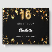 スウィート16 ブラックゴールドの星たち ゲストブック (正面)