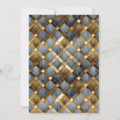 スウィート16 マスカレード ローズゴールド ID1032 招待状 (裏面)