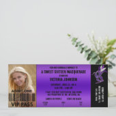 スウィート16 マスカレード VIP 入場チケット 招待状 (スタンド正面)