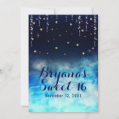 スウィート16 雲と金星のパーティー 招待状 (裏面)