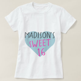 スウィート16 16誕生日Tシャツ Tシャツ