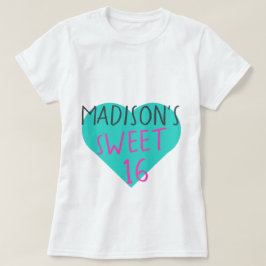 スウィート16 16誕生日Tシャツ Tシャツ