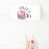 スウィート16 1.6x3 ビニール バナー 横断幕 (インサイチュ)