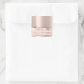 スウィート16thスパークローズブラッシュイニシャルブライダルINSTAG スクエアシール (バッグ)