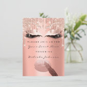 スウィート16thドリップスマーメイドブライダルキンセアニラ 招待状 (スタンド正面)