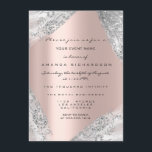 スウィート16thドレススパークバラシルバーグレーダイヤモンド 招待状<br><div class="desc">ソフトホワイトエレガントのミニマリズムとエレガンスのスクリプトは外観を完成させる。日付の救済表現やカスタマイズを保存する必要があるこのペ連絡ージflorenceKデザインの「このデザイザ」リンクを使って私を見る</div>