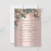 スウィート16thバースデーパーティーブライダルシャワーウェッディ 招待状 (正面)