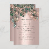 スウィート16thバースデーパーティーブライダルシャワーウェッディ 招待状 (正面/裏面)