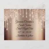 スウィート16thブライダルキンセアニェラキスリップドリップスバラ ポストカード (正面)