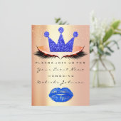 スウィート16thブライダルブルーキンセアニェラキスプリンセス 招待状 (スタンド正面)