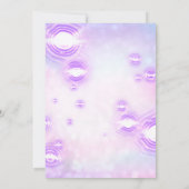 スウィート16th第15回未来的スパークピンクホログラフ 招待状 (裏面)