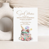 スウィート5thガーリー誕生日 招待状