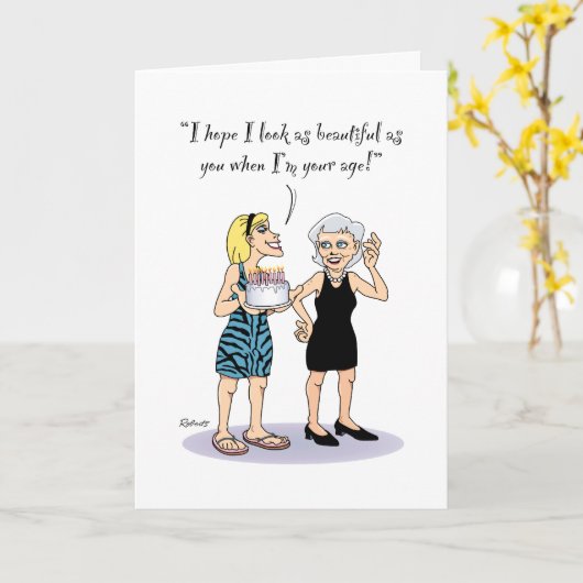 スウィート75誕生日 カード (黄色い花)