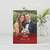 スウィート&おもしろいパーソナライズされたフォトヴァレンティーンズデイカード シーズンカード (スタンド正面)