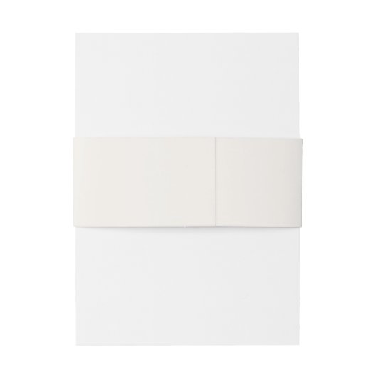 スウィート&お洒落アイボリーとセージ・グリーン | 結婚s 招待状ベリーバンド (裏面例)