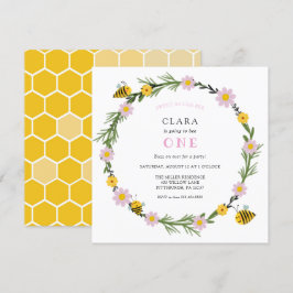 スウィート アズ キャン ビー バースデー インビテーション