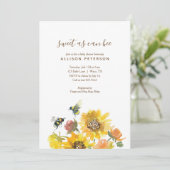 スウィート アズ キャン ビー フラワーベイビーシャワー 招待状 (スタンド正面)