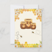 スウィート アズ キャン ビー ベイビー シャワー サンキューカード (裏面)