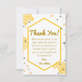 スウィート アズ キャン ビー ベイビー シャワー サンクス カード (正面)