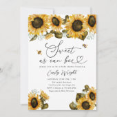 スウィート アズ キャン ビー ベイビー シャワー 招待状 (正面)