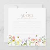 スウィート アズ キャン ビー モダン ミニマル アドバイス カード (正面)