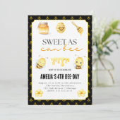 スウィート アズ キャン ビー 誕生日おめでとう どんな年齢でも 招待状 (スタンド正面)