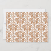 スウィート ウィンター ウッドランド アニマル ベビー シャワー 招待状 (裏面)