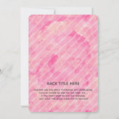 スウィート キャンディーランド スプリンクルズ ベイビー シャワー by メール 招待状 (裏面)