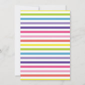 スウィート キャンディー ベイビー シャワー インビテーション (裏面)