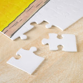 スウィート&サワーイエローレモンバースクエアペストリーベーキング ジグソーパズル (側面)