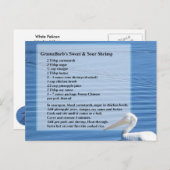 スウィート&サワーエビレシピはがき ポストカード (正面/裏面)