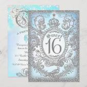 スウィート・シックスティーン・ワンス・アポン・ア・タイム・プリンス 招待状 (正面/裏面)